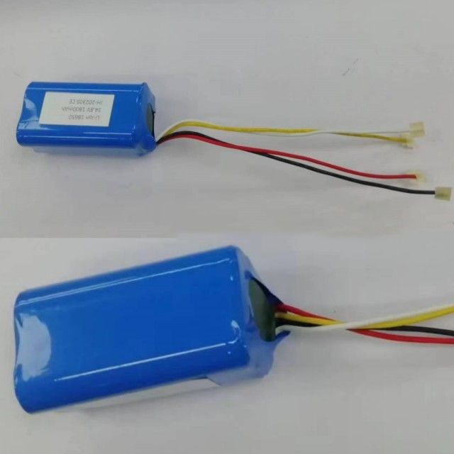 14.8v 2200mah バッテリーパック 18650 セル 4s1p BMS と スウィーパー