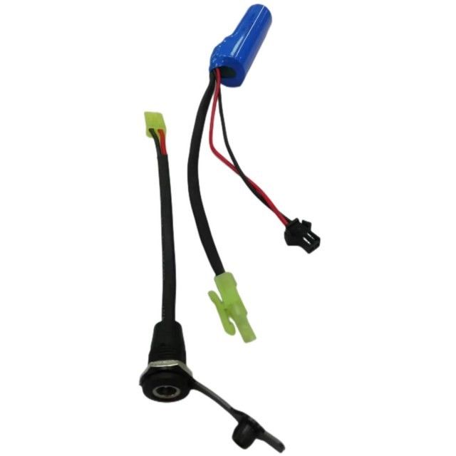 SM-2P ウォーターポンプバッテリー 18650 1s 3.7v 2000mAh DC5521 充電プラグ付き