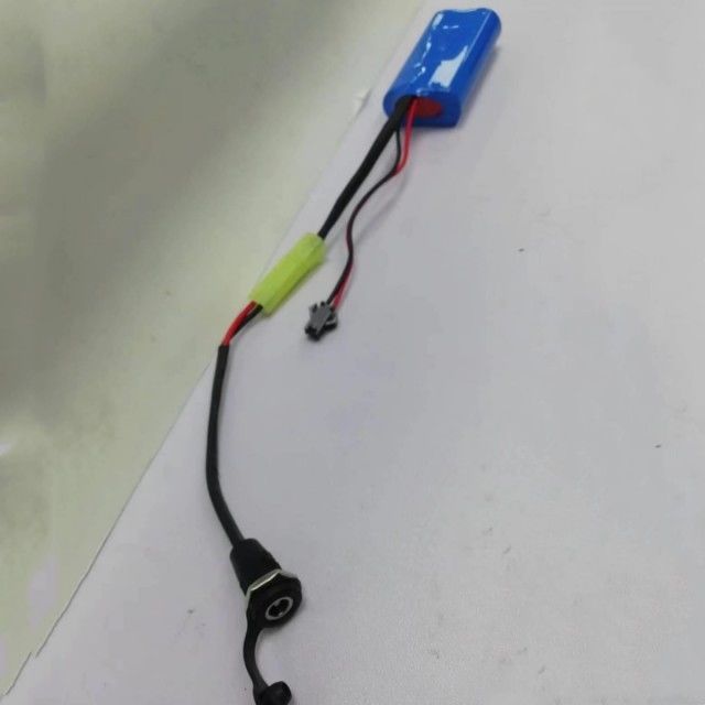 カスタム 18650 リオン電池 パック 2セル 連続 バレルコネクタ DC5521 女性
