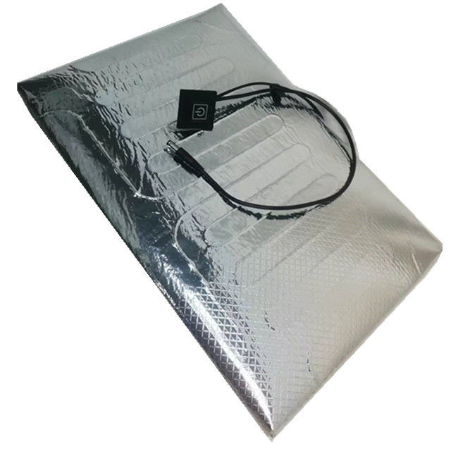 食品配達のための 12V アルミ ホイル加熱パッド サイズ 25x25cm 30x30cm 35x35cm