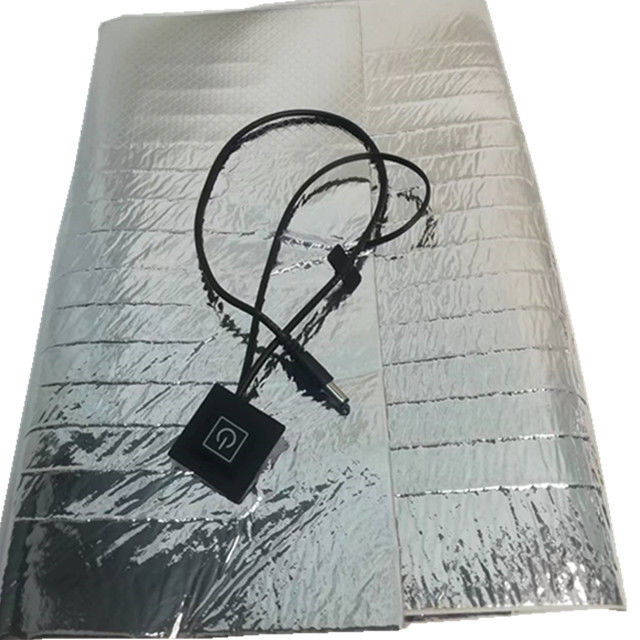 食品配達のための 12V アルミ ホイル加熱パッド サイズ 25x25cm 30x30cm 35x35cm