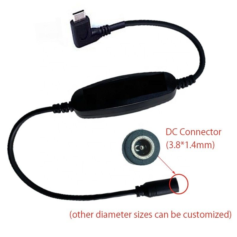 3.8*1.4 USB DC ケーブル絶縁衣類ファン用