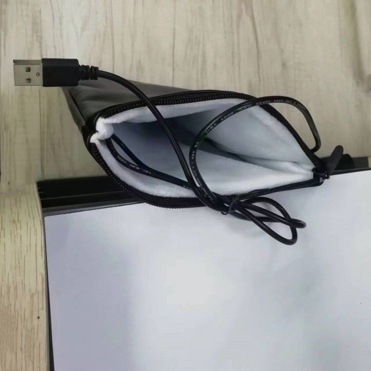 サイズ 30x20cm オーダーメイド ヒートバッグ USBプラグ付き チーズナチョミルク