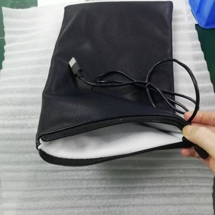 サイズ 30x20cm オーダーメイド ヒートバッグ USBプラグ付き チーズナチョミルク