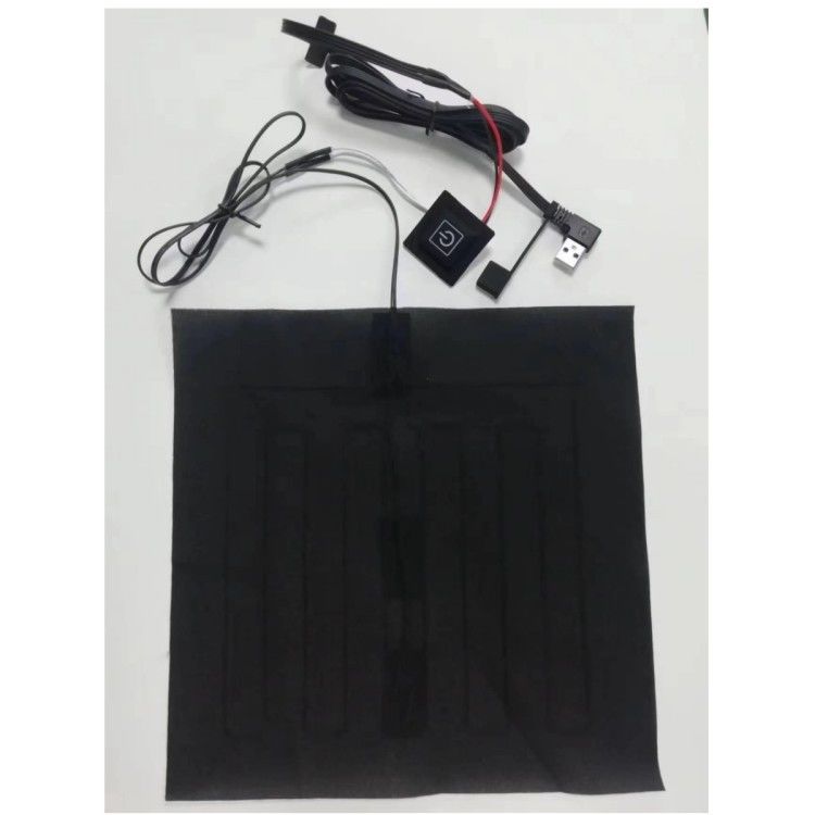 オーダーメイド 衣類 暖房パッド 24*24cm 暖房枕 5V USBベンドヘッド