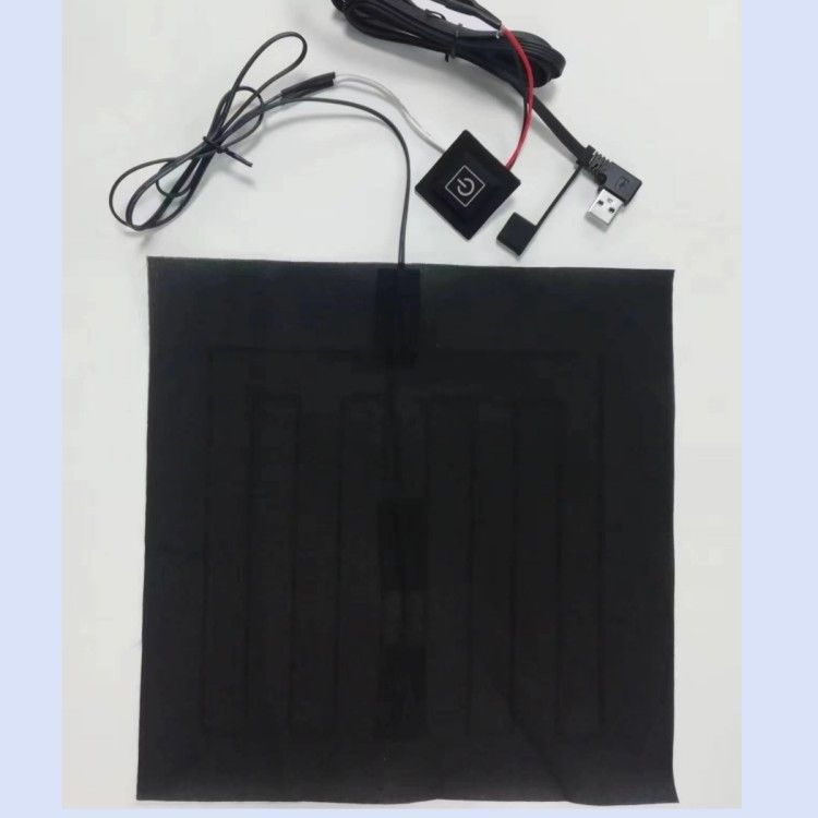 オーダーメイド 衣類 暖房パッド 24*24cm 暖房枕 5V USBベンドヘッド