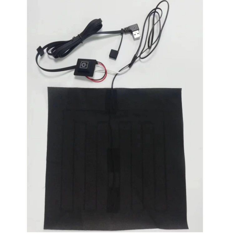 オーダーメイド 衣類 暖房パッド 24*24cm 暖房枕 5V USBベンドヘッド