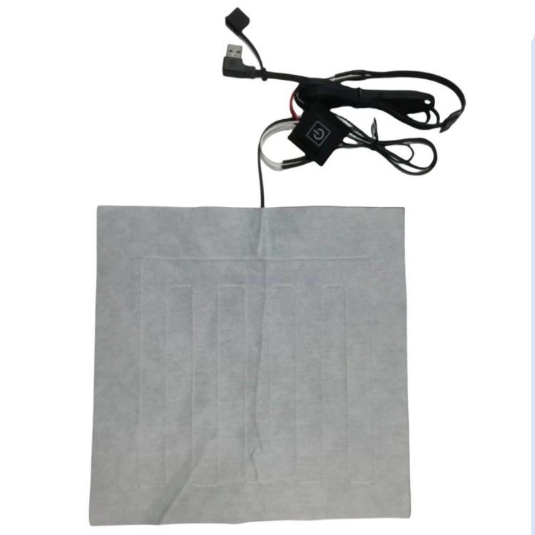 オーダーメイド 衣類 暖房パッド 24*24cm 暖房枕 5V USBベンドヘッド