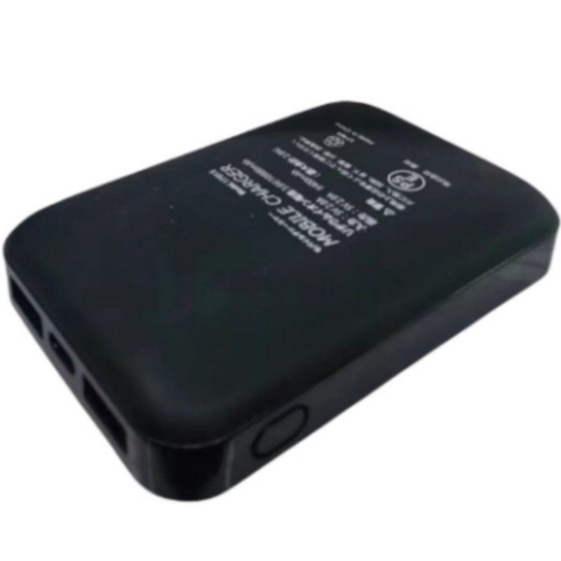 5V 2A USB 10000 Mah パワーバンク デュアル USB ポート 黒 バッテリー パワーバンク