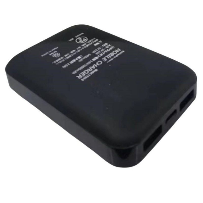 5V 2A USB 10000 Mah パワーバンク デュアル USB ポート 黒 バッテリー パワーバンク
