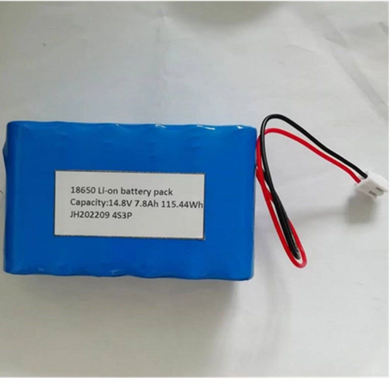 18650 バッテリーパック 4s3p 14.8V 7.8Ah バッテリー 2ピンコンタクト付き LEDライト