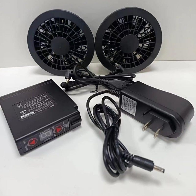 韓国のブランド バッテリーファンセット 7.4V 7000mAh KC 冷却ジャケット