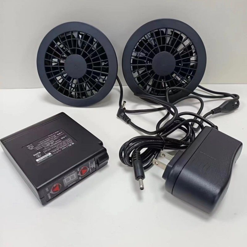 韓国のブランド バッテリーファンセット 7.4V 7000mAh KC 冷却ジャケット