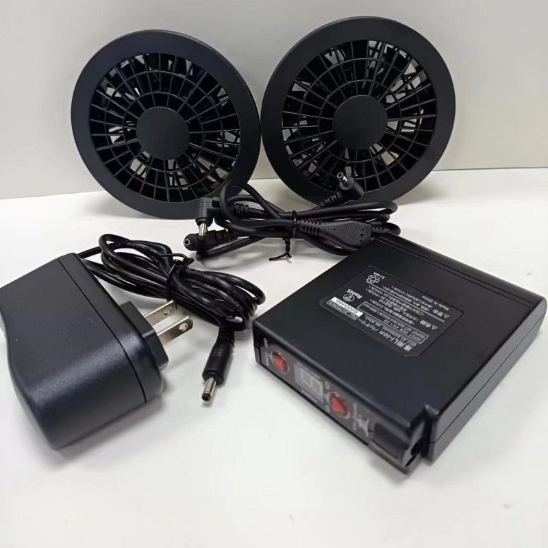 韓国のブランド バッテリーファンセット 7.4V 7000mAh KC 冷却ジャケット