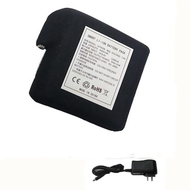 黒い布に包まれた電池 7.4V 4400mAh 5200mAh 6400mAh 7000mAh バッテリー