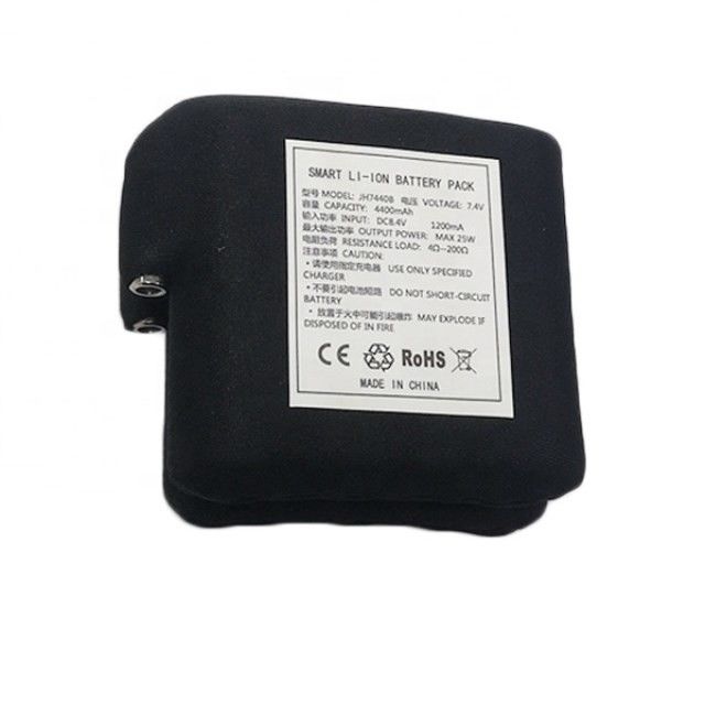 黒い布に包まれた電池 7.4V 4400mAh 5200mAh 6400mAh 7000mAh バッテリー