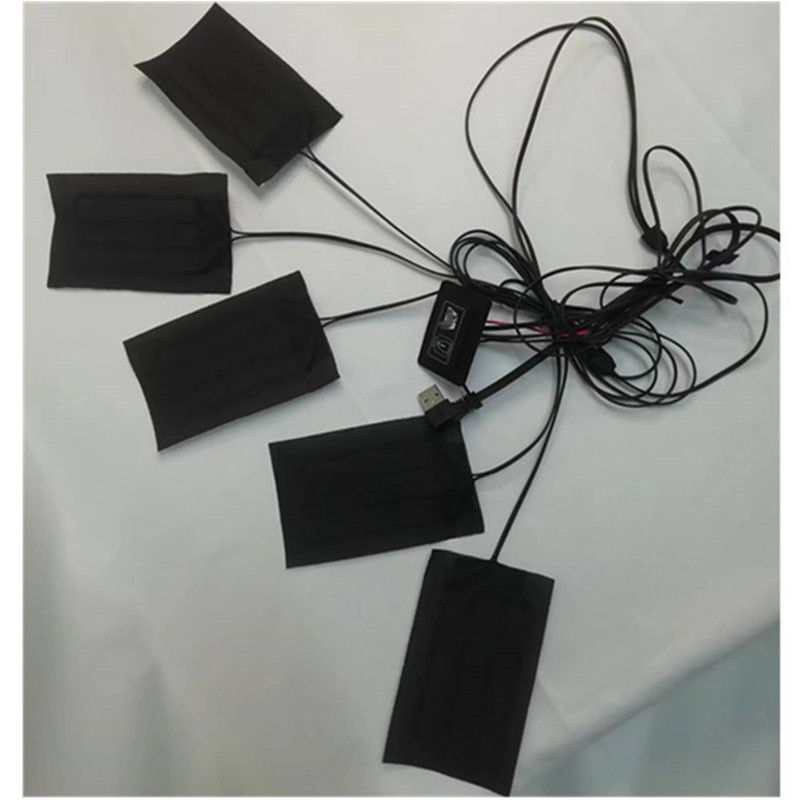 毛布 衣類 暖房パッド 5個 7x11cm 5 イン 1 5V USB 暖房パッド ウェスト