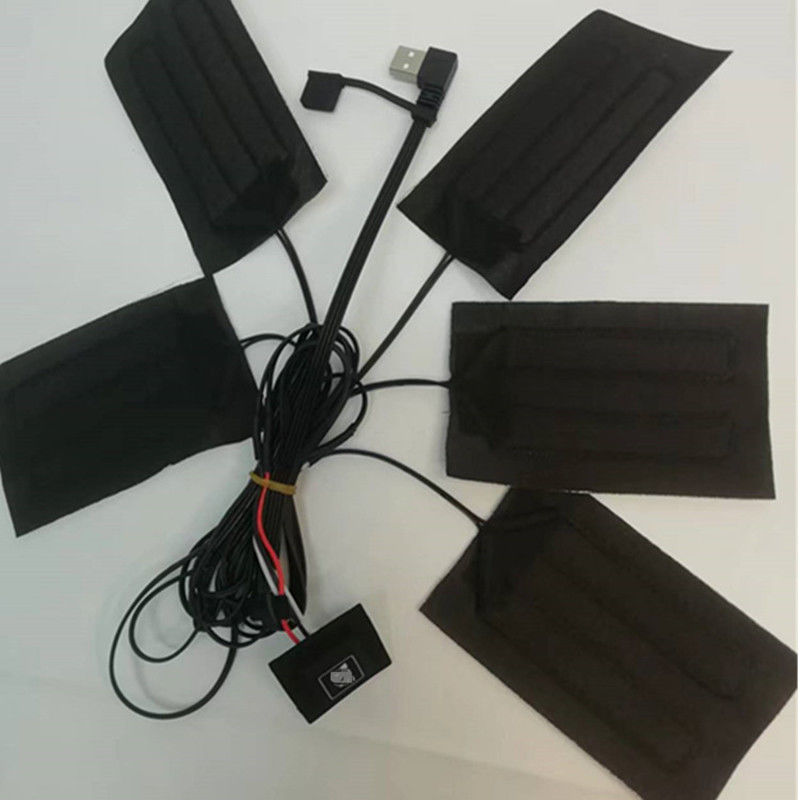 毛布 衣類 暖房パッド 5個 7x11cm 5 イン 1 5V USB 暖房パッド ウェスト