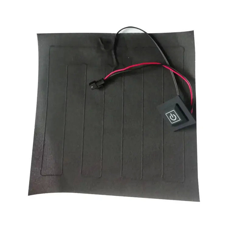 オーダーメイド 衣類 暖房パッド サイズ 20x20cm 3.7V SM 2Pinプラグ付き