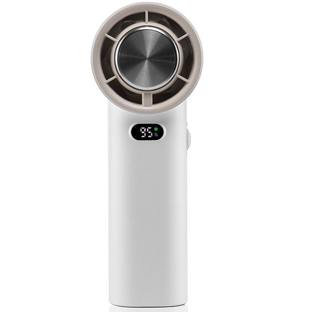 無段階速度調整 アイス冷却ファン 13000 RPM ブレードレス ポータブルハンドヘルドファン 3600mAh