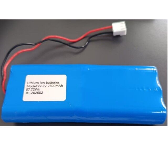 カスタム 充電可能な 18650 リオン電池 22.2v 2600mAh 3Pin コンネクタ