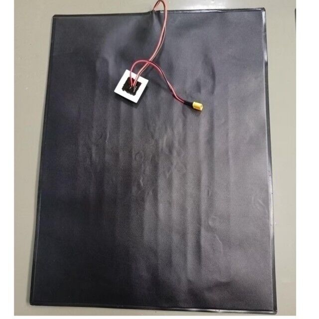 Custom Heating Pad PVC 30x40cm 24v with XT30 Male Plug For Battery Working Under Ice Cold Enviroment